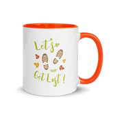 "Let's Get Lost" Colorful Camping Mug